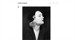 Desktop Screenshot of carolelombard.tumblr.com