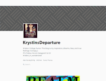 Tablet Screenshot of krystinsdeparture.tumblr.com