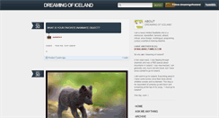 Desktop Screenshot of dreamingoficeland.tumblr.com