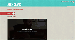 Desktop Screenshot of alexclark.tumblr.com