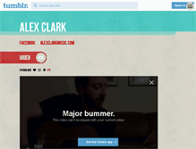 Tablet Screenshot of alexclark.tumblr.com
