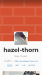 Mobile Screenshot of hazel-thorn.tumblr.com