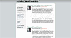 Desktop Screenshot of farwestnordicmasters.tumblr.com