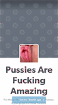 Mobile Screenshot of niceviewsofpussies.tumblr.com