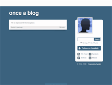 Tablet Screenshot of onceaperson.tumblr.com