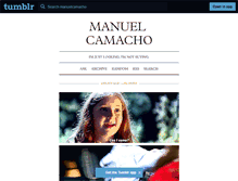 Tablet Screenshot of manuelcamacho.tumblr.com