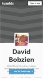 Mobile Screenshot of davidbobzien.tumblr.com