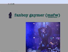 Tablet Screenshot of fanboygaymerjunk.tumblr.com