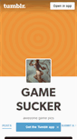 Mobile Screenshot of gamesucker.tumblr.com