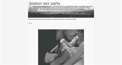 Desktop Screenshot of bostonsexparty.tumblr.com