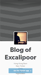 Mobile Screenshot of excalipoor.tumblr.com