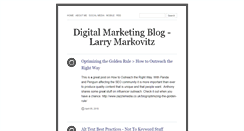 Desktop Screenshot of larrymarkovitz.tumblr.com