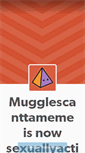 Mobile Screenshot of mugglescanttameme.tumblr.com