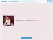 Tablet Screenshot of anything-pretty.tumblr.com