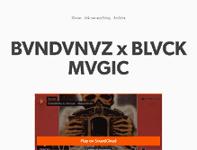 Tablet Screenshot of bandanasxblvckmvgic.tumblr.com