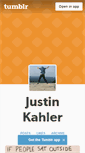 Mobile Screenshot of justinkahler.tumblr.com