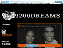 Tablet Screenshot of 1200dreams.tumblr.com