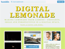 Tablet Screenshot of digitallemonade.tumblr.com