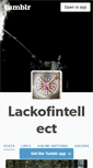 Mobile Screenshot of lackofintellect.tumblr.com