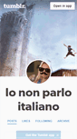 Mobile Screenshot of iononparloitaliano.tumblr.com