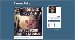Desktop Screenshot of fazmefeliz.tumblr.com