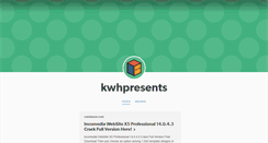 Desktop Screenshot of kwhpresents.tumblr.com