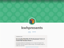 Tablet Screenshot of kwhpresents.tumblr.com