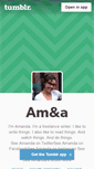 Mobile Screenshot of amandaelend.tumblr.com
