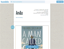 Tablet Screenshot of amandaelend.tumblr.com