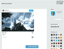 Tablet Screenshot of biblicone.tumblr.com