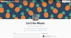 Desktop Screenshot of liv3formusic.tumblr.com