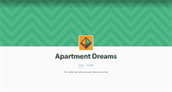 Desktop Screenshot of apartmentdreams.tumblr.com