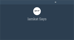 Desktop Screenshot of iamkatsays.tumblr.com