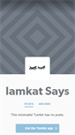 Mobile Screenshot of iamkatsays.tumblr.com