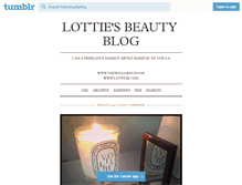 Tablet Screenshot of lottiebeautyblog.tumblr.com