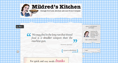 Desktop Screenshot of mildredskitchen.tumblr.com