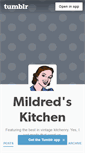 Mobile Screenshot of mildredskitchen.tumblr.com