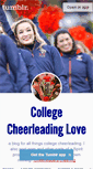Mobile Screenshot of collegecheerleadinglove.tumblr.com