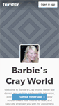 Mobile Screenshot of barbiescrayworld.tumblr.com
