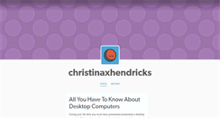 Desktop Screenshot of christinaxhendricks.tumblr.com