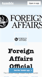 Mobile Screenshot of foreignaffairsmagazine.tumblr.com