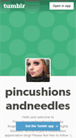 Mobile Screenshot of pincushionsandneedles.tumblr.com