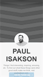 Mobile Screenshot of paulisakson.tumblr.com