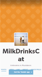 Mobile Screenshot of milkdrinkscat.tumblr.com