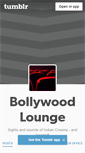 Mobile Screenshot of bollywoodlounge.tumblr.com