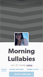 Mobile Screenshot of morninglullabies.tumblr.com