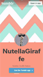 Mobile Screenshot of nutellagiraffe.tumblr.com