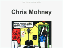 Tablet Screenshot of chrismohney.tumblr.com