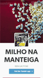 Mobile Screenshot of milhonamanteiga.tumblr.com