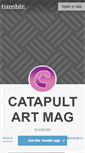 Mobile Screenshot of catapultartmag.tumblr.com